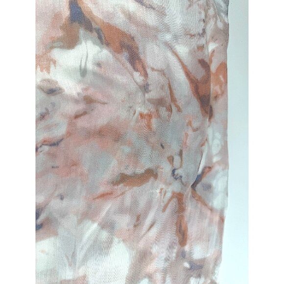 Chicos Infinity Scarf Abstract Design Pink & Blue One Size NWT - Picture 7 of 12